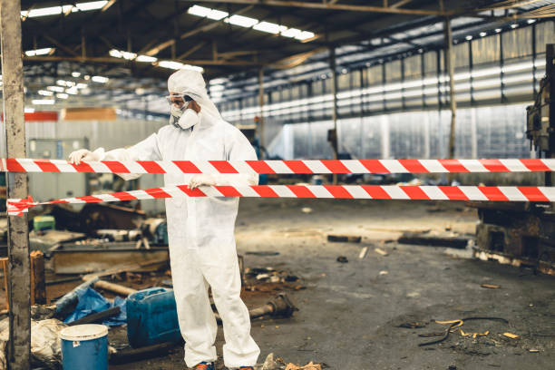 Professional Biohazard technician working in Berwyn, PA